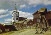 Røros - okol baroknho kostela