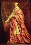 Kardinl Richelieu na oficilnm portrtu od Philippa de Champaigne