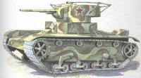 Lehk sovtsk tank T-26 B (30. lta)