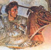 Alexandr Veliký (pompejská mozaika podle řecké malby)